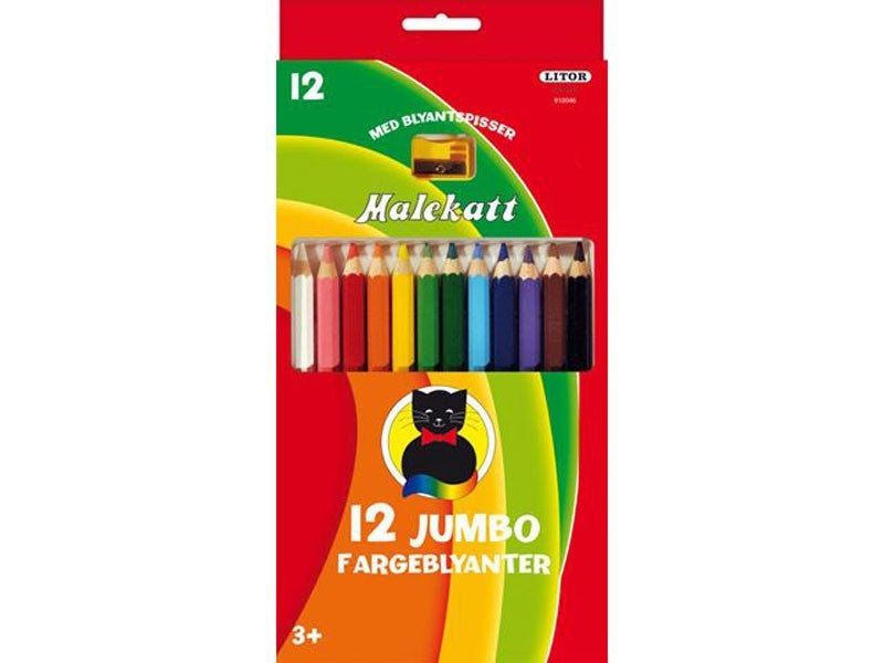 Fargeblyant Malekatt Jumbo M Spisser