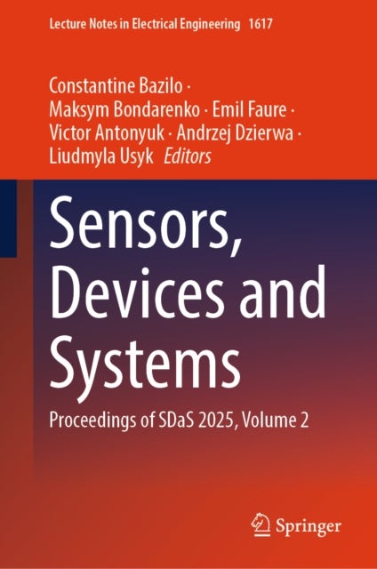 Sensors, Devices and Systems - Proceedings of SDaS 2025, Volume 2
