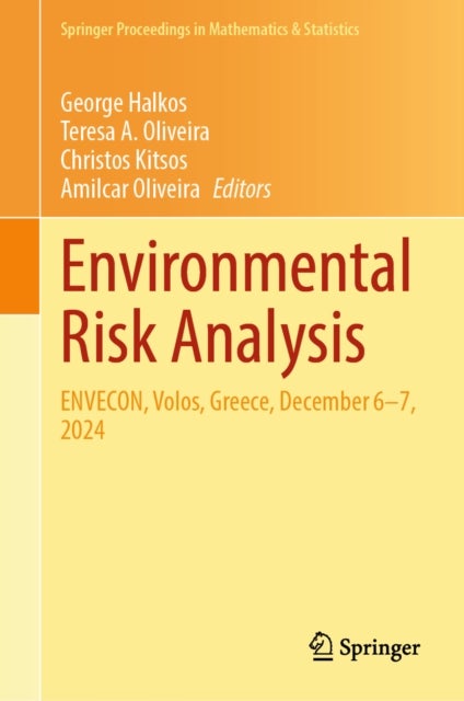 Environmental Risk Analysis - ENVECON, Volos, Greece, December 6-7, 2024