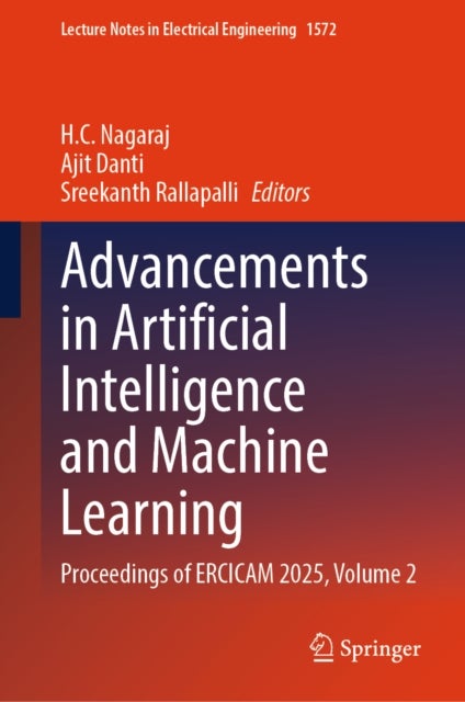 Advancements in Artificial Intelligence and Machine Learning - Proceedings of ERCICAM 2025, Volume 2