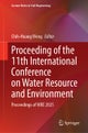 Proceeding of the 11th International Conference on Water Resource and Environment - Volume 1