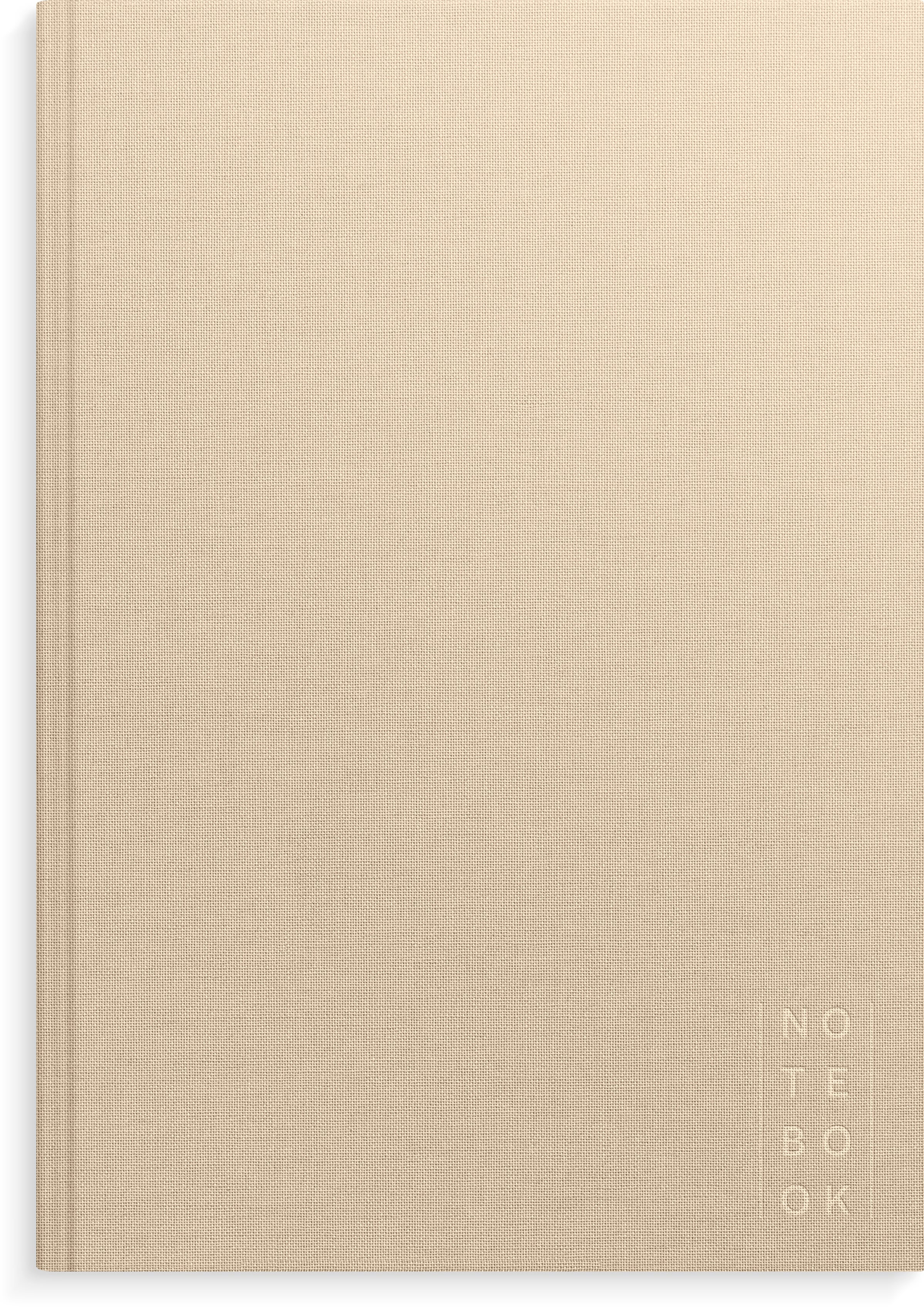 Skrivebok Burde A4 Linjer Beige