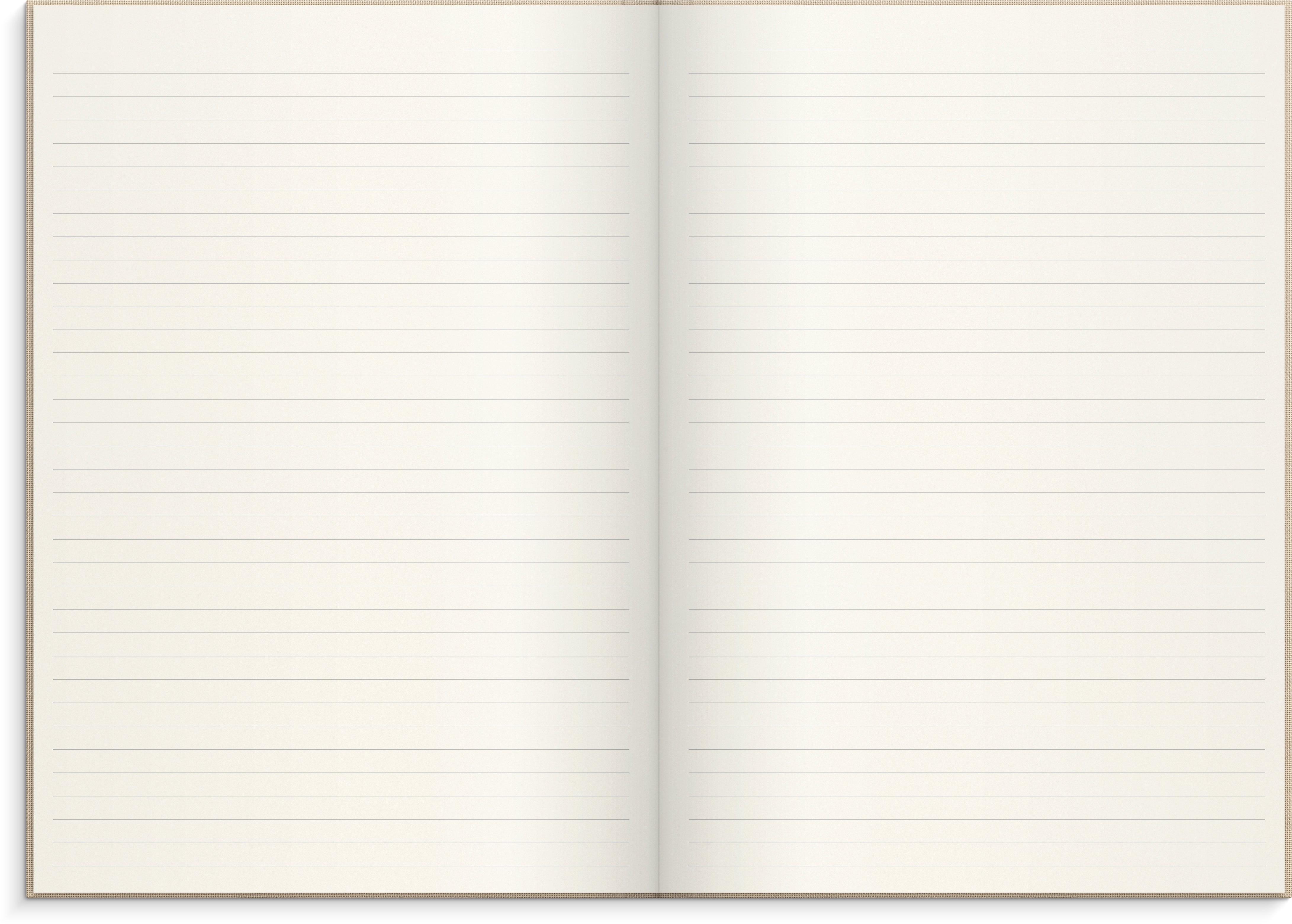 Skrivebok Burde A4 Linjer Beige