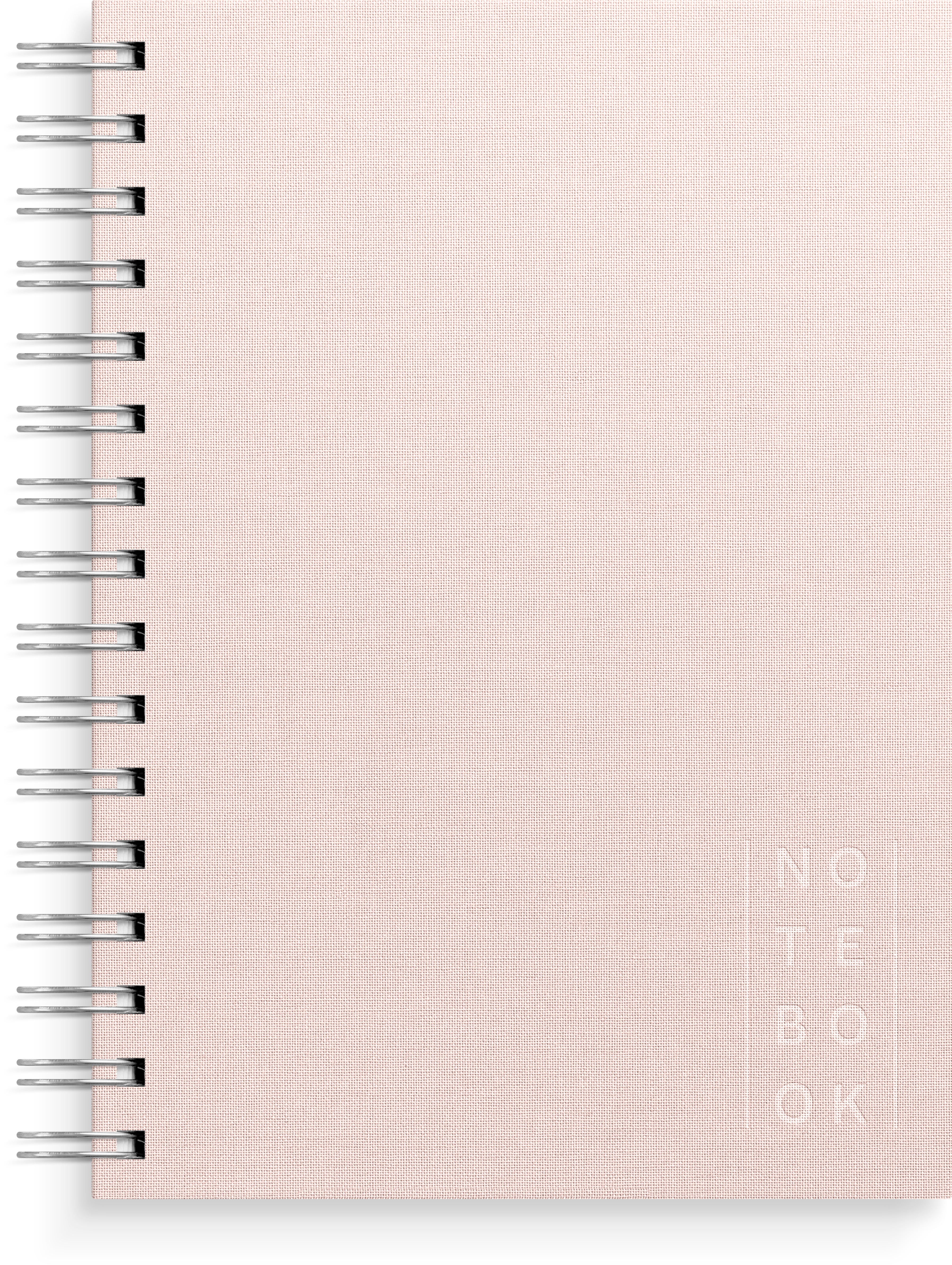 Spiralbok Burde A5 Linjer Rosa
