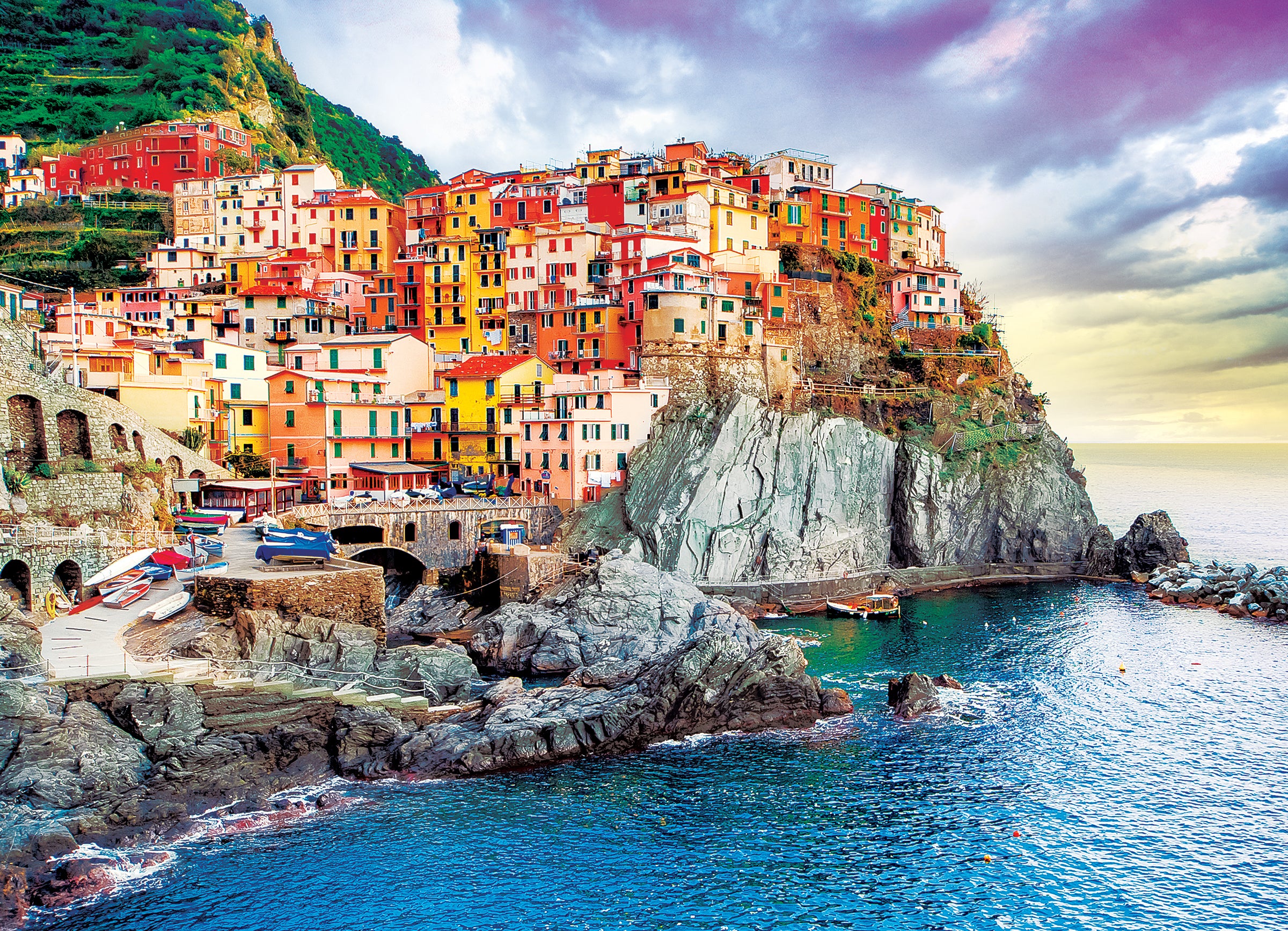 Puslespill 1000 Cinque Terre Italy Eurographics