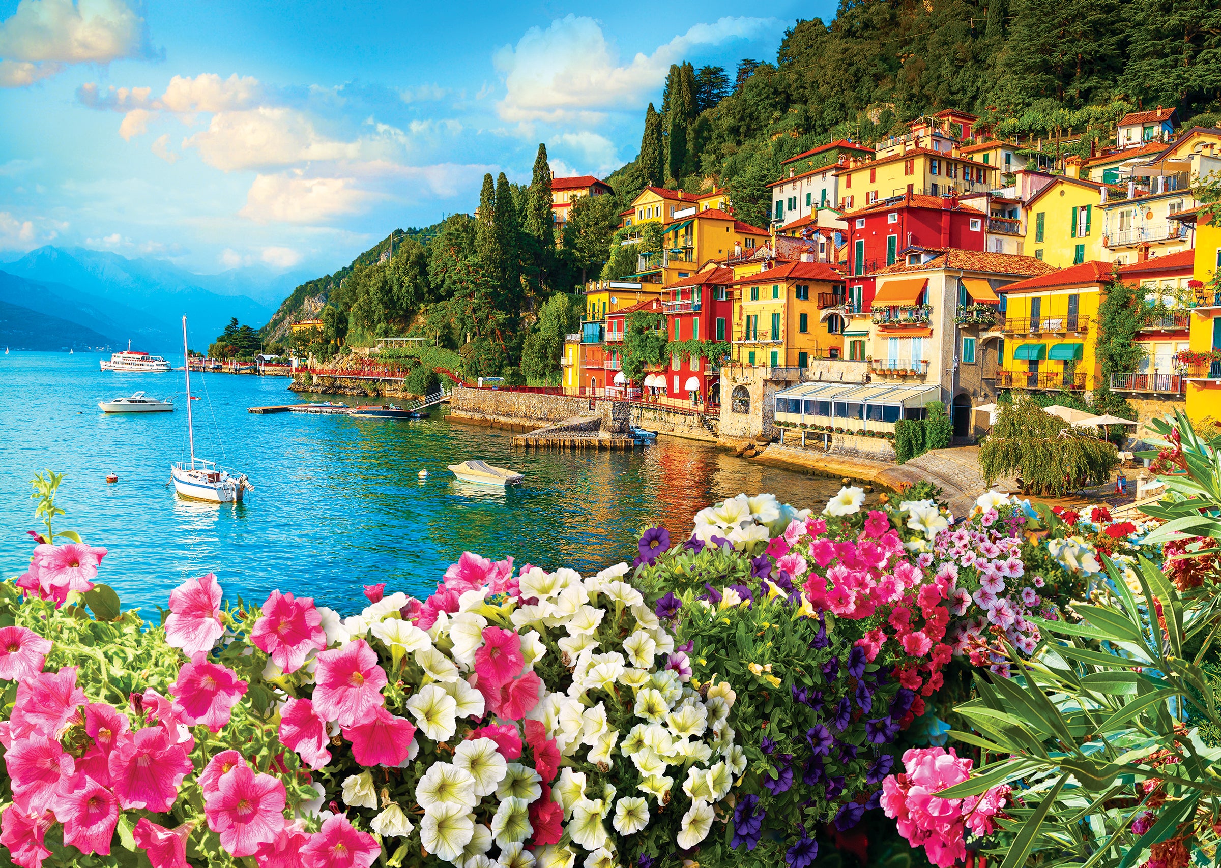 Puslespill 1000 Lake Como Eurographics