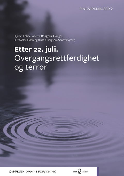 Etter 22. juli - overgangsrettferdighet og terror