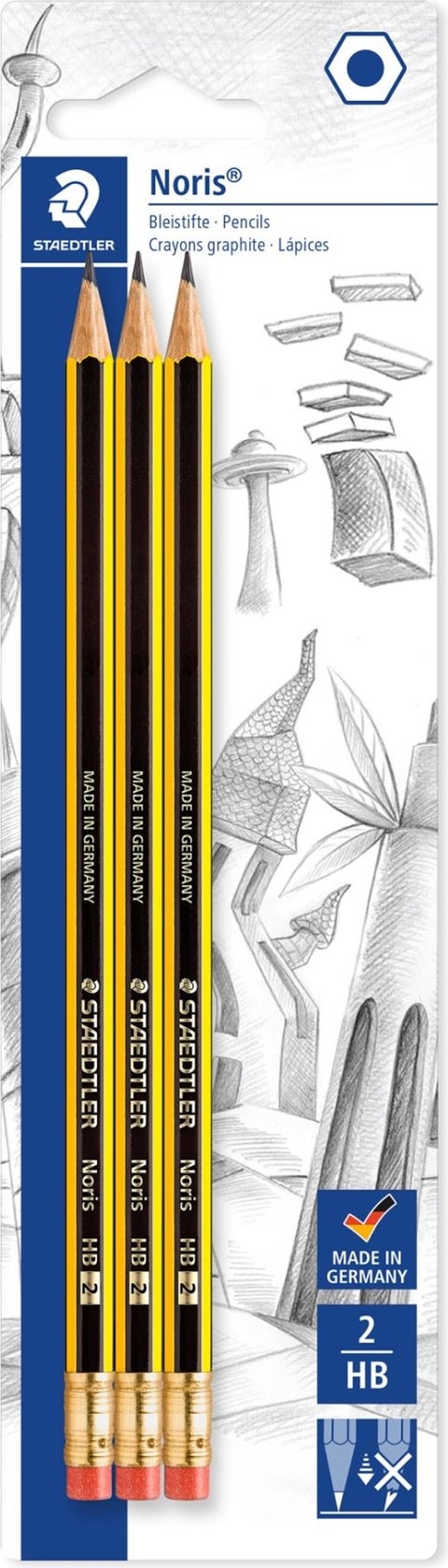 Blyant Staedtler Noris m/viskelær (3)