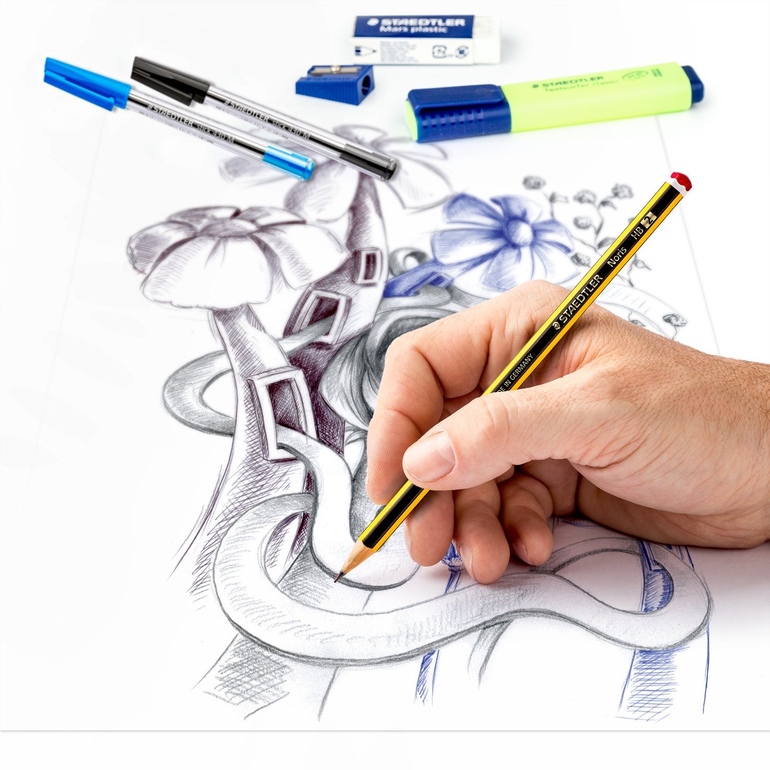 Skrivesett Staedtler 8 deler