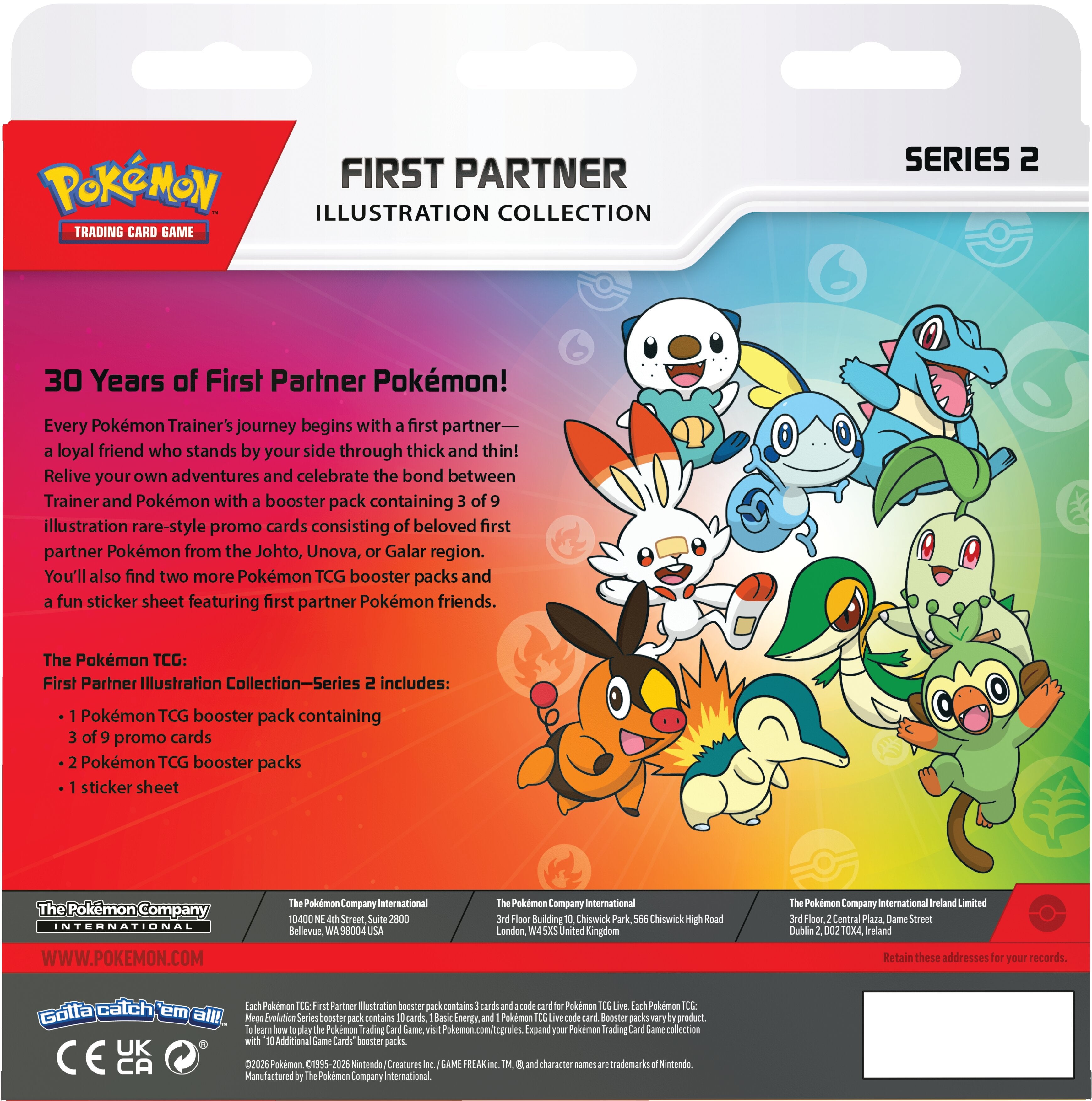 Pokemon First Partner Illustration Collection series 2 box