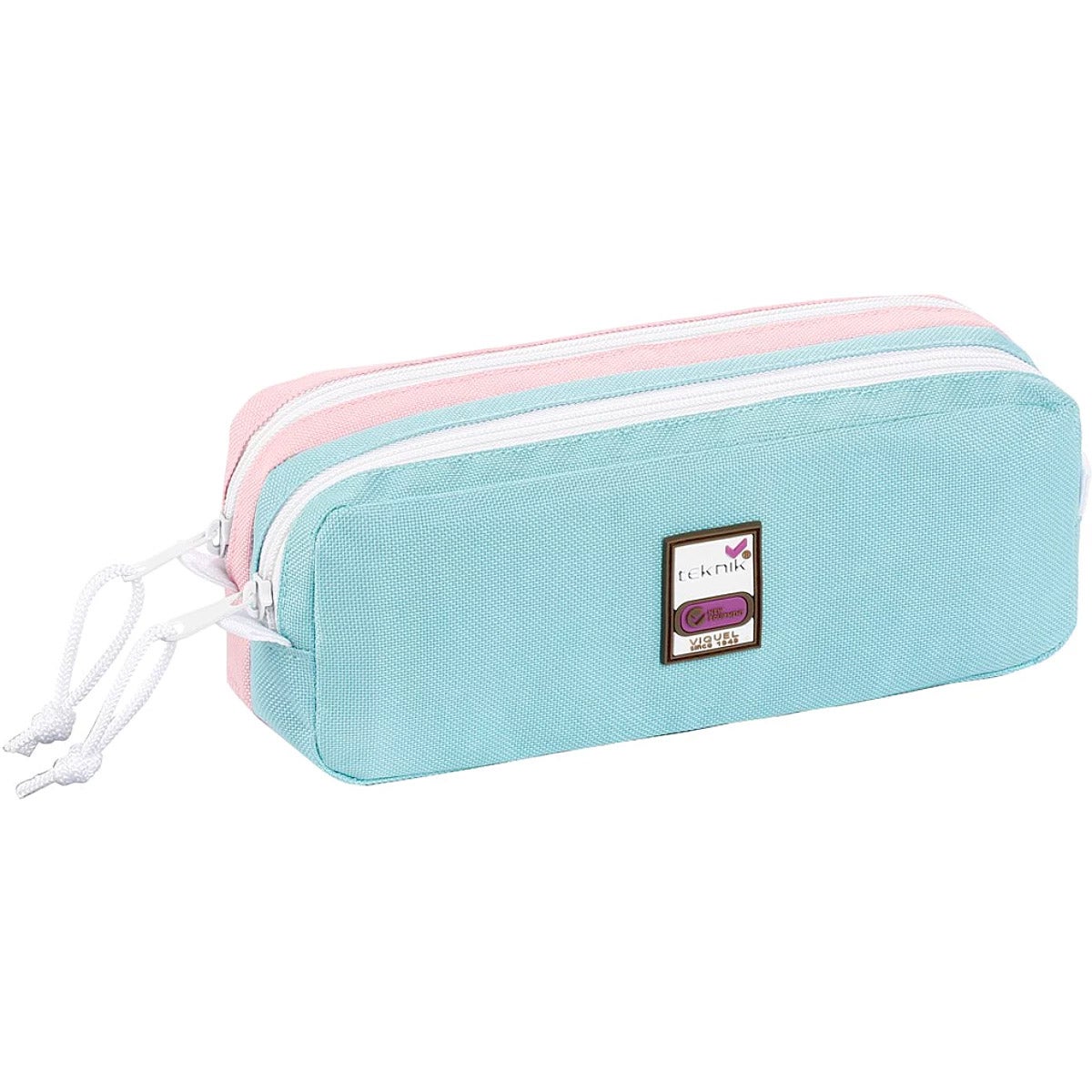 Pennal Teknikk 2 rom pastell blå-rosa