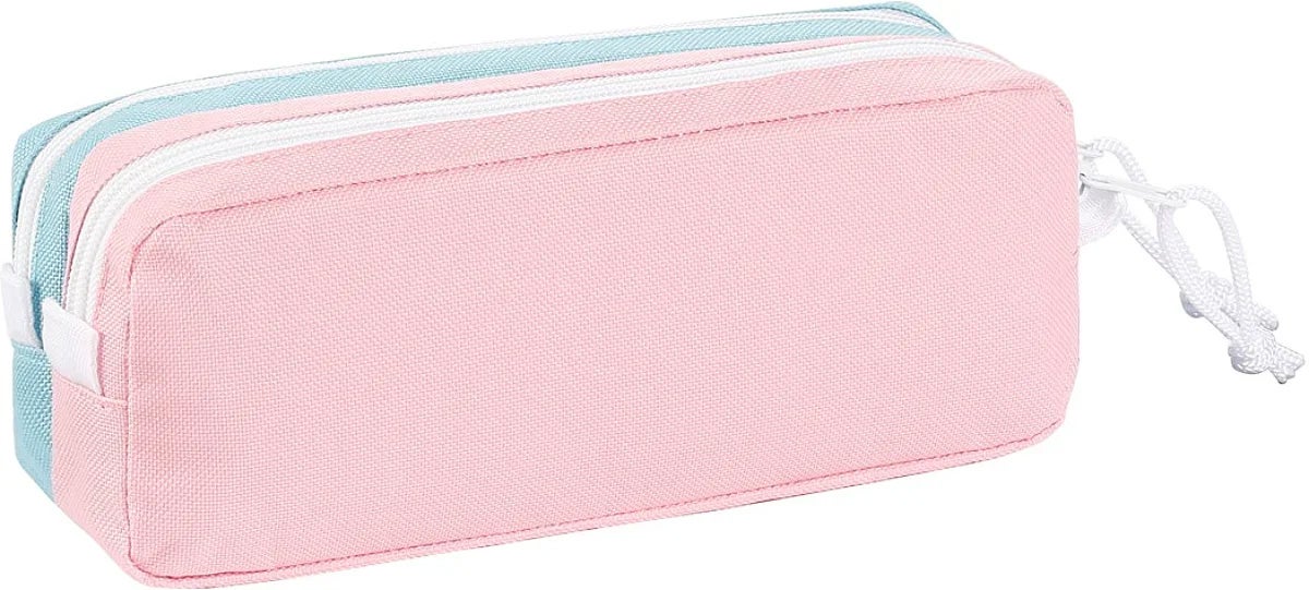 Pennal Teknikk 2 rom pastell blå-rosa