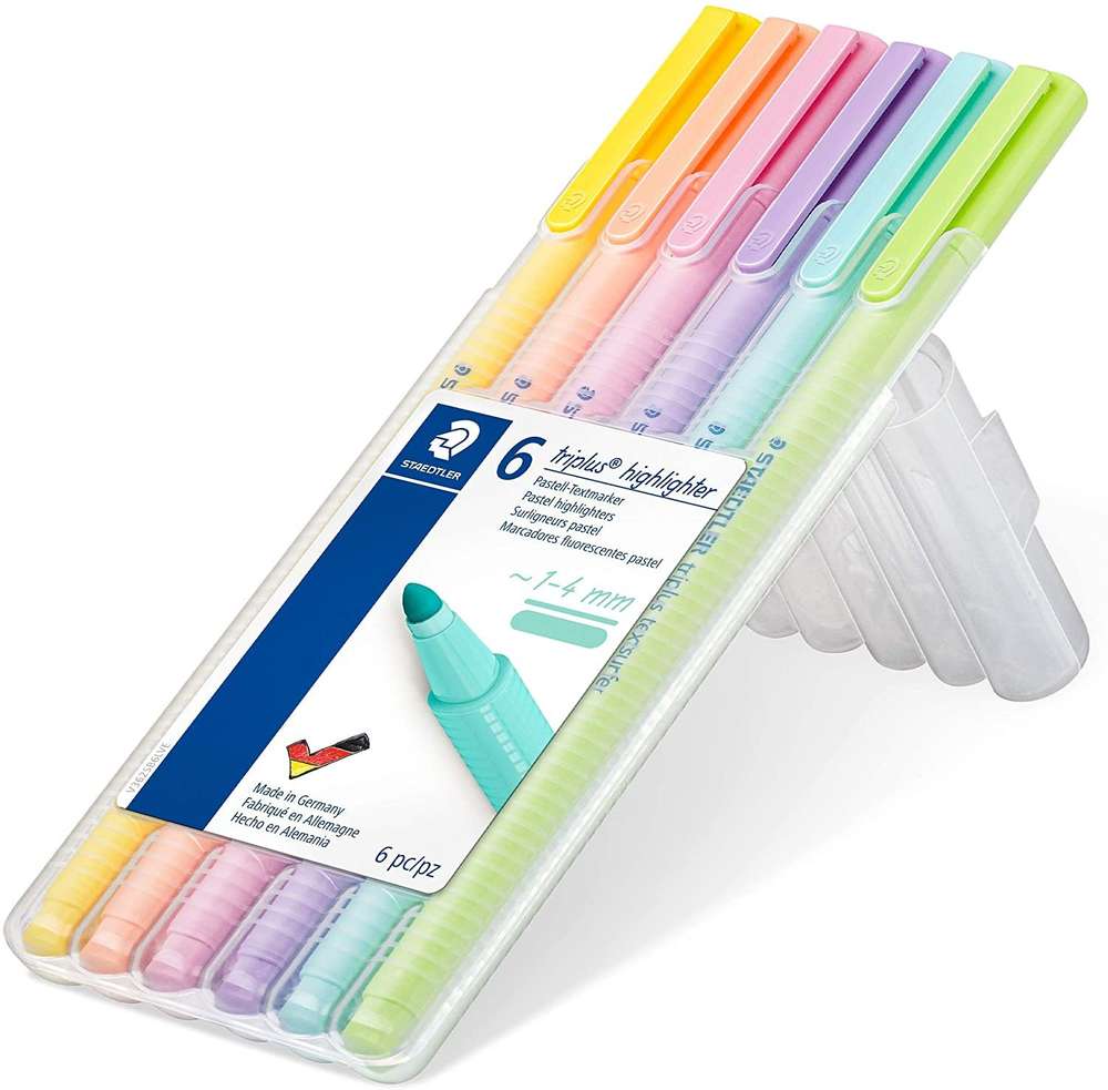 Tekstmarker Staedtler Triplus Pastel (6)