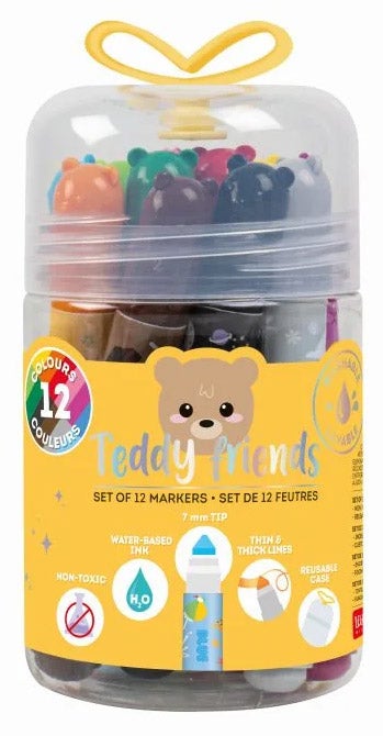 Tusjer Teddy Friends 12 Stk