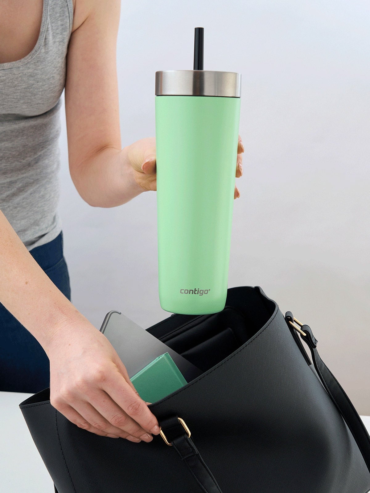 Drikkeflaske Contigo Tumbl 720ml Pistasj