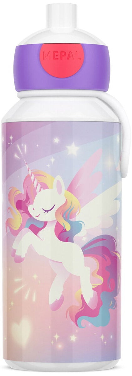 Drikkeflaske Mepal 400ml Unicorn glow