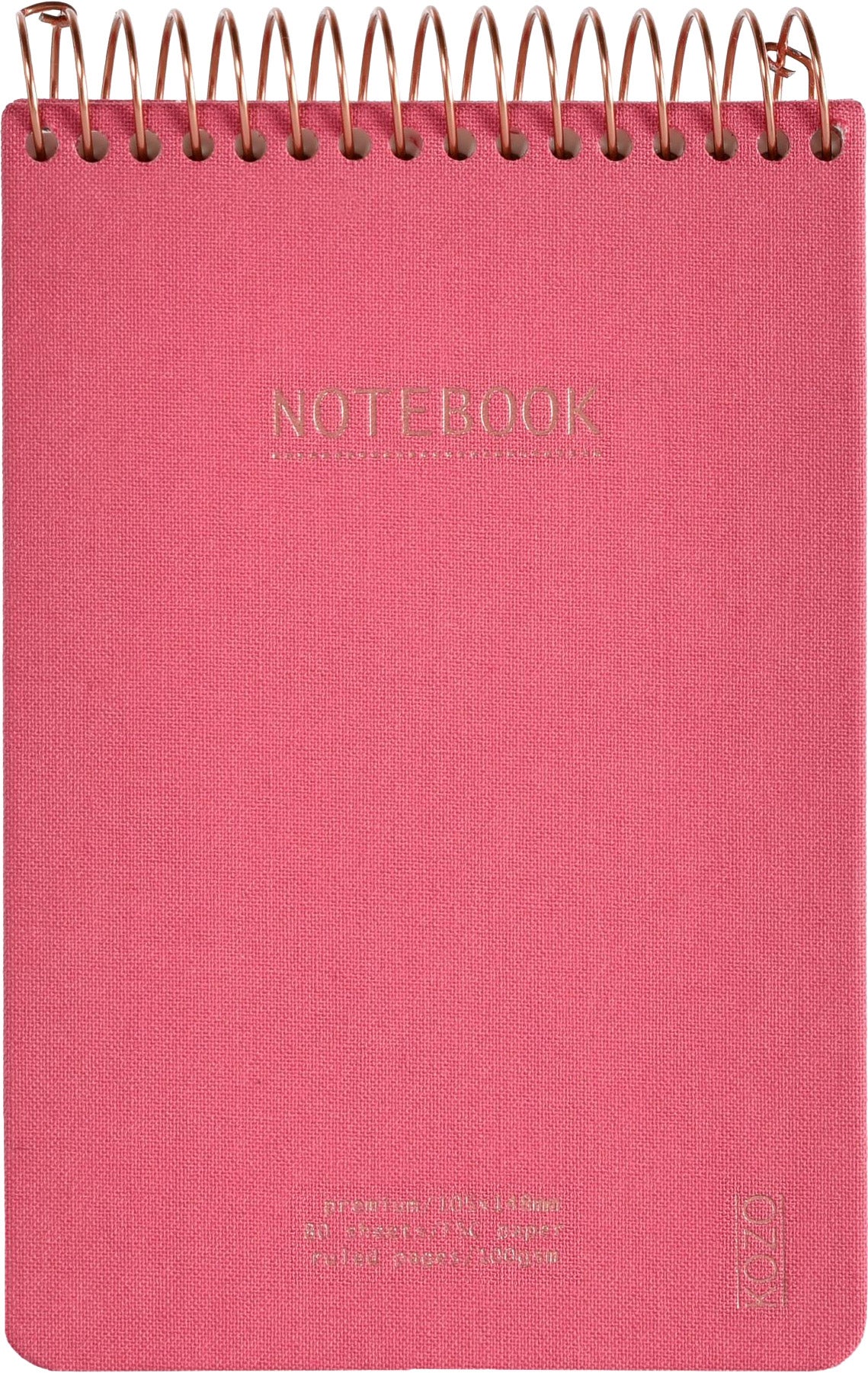 Notatbok m/spiral Kozo Premium A6 Guava Pink