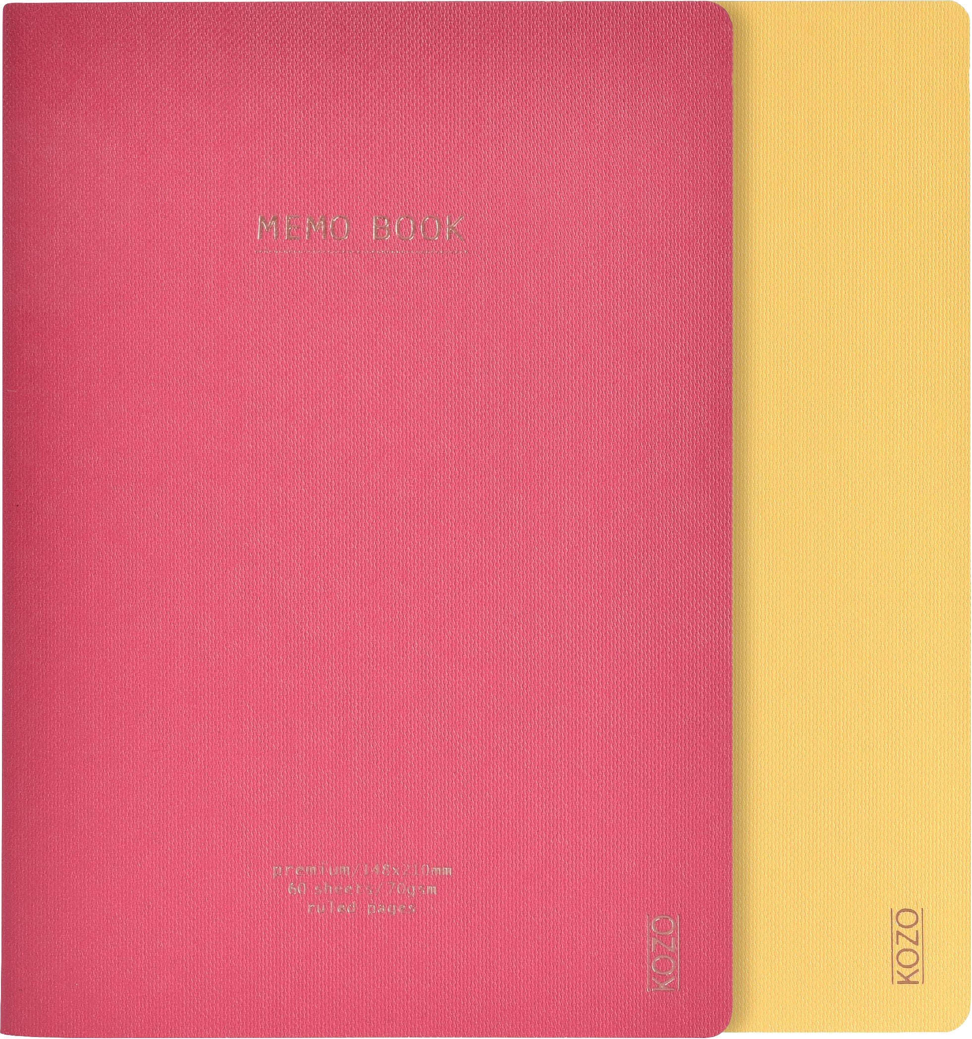 Notatbok Kozo A5 Guava Pink Honey (2Pk)