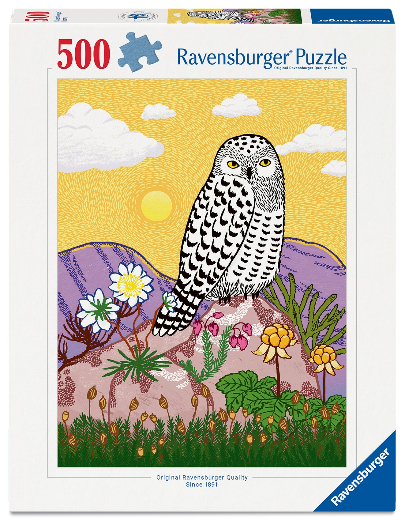 Puslespill 500 Snøugle Ravensburger