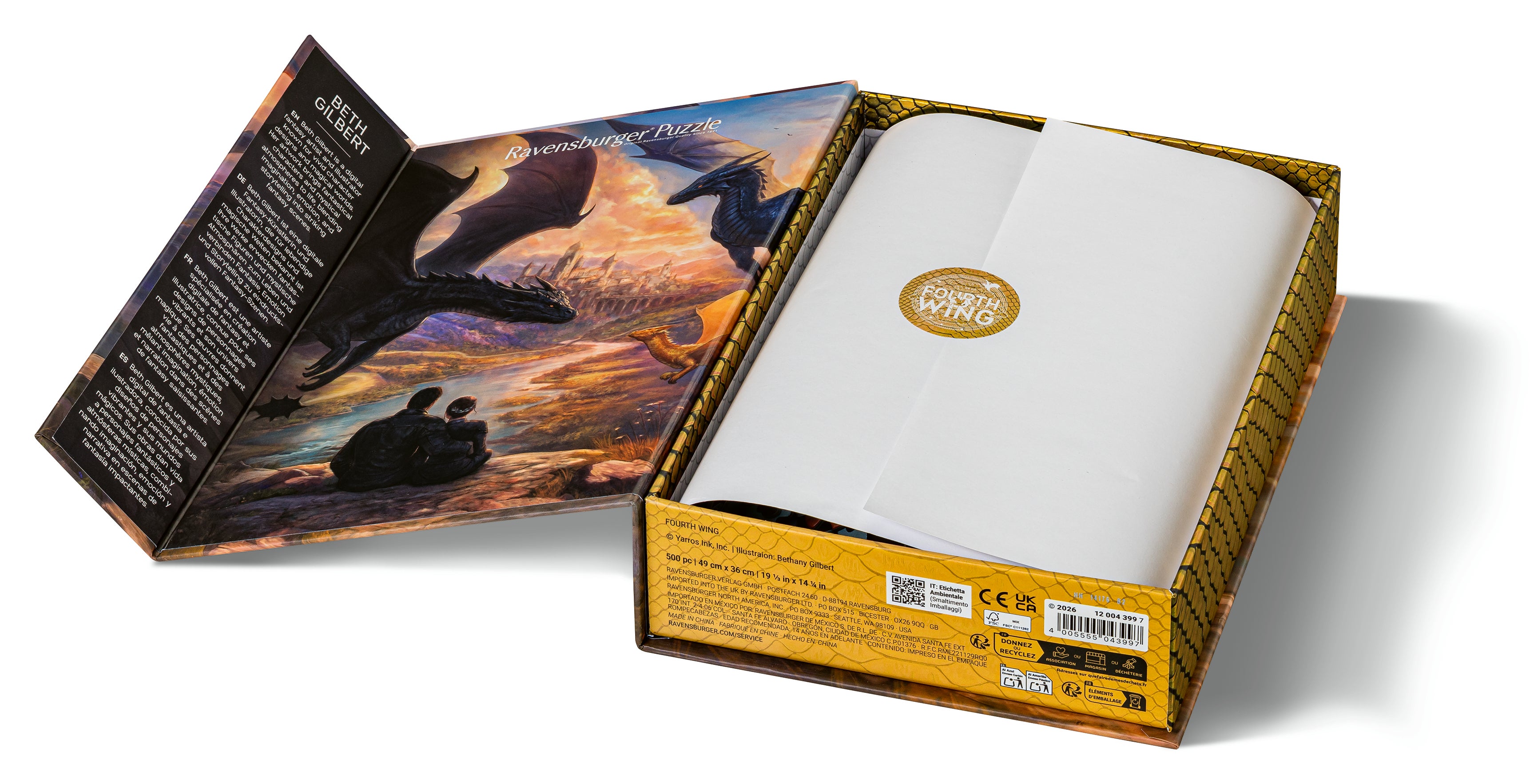Puslespill 500 Fourth Wing Ravensburger