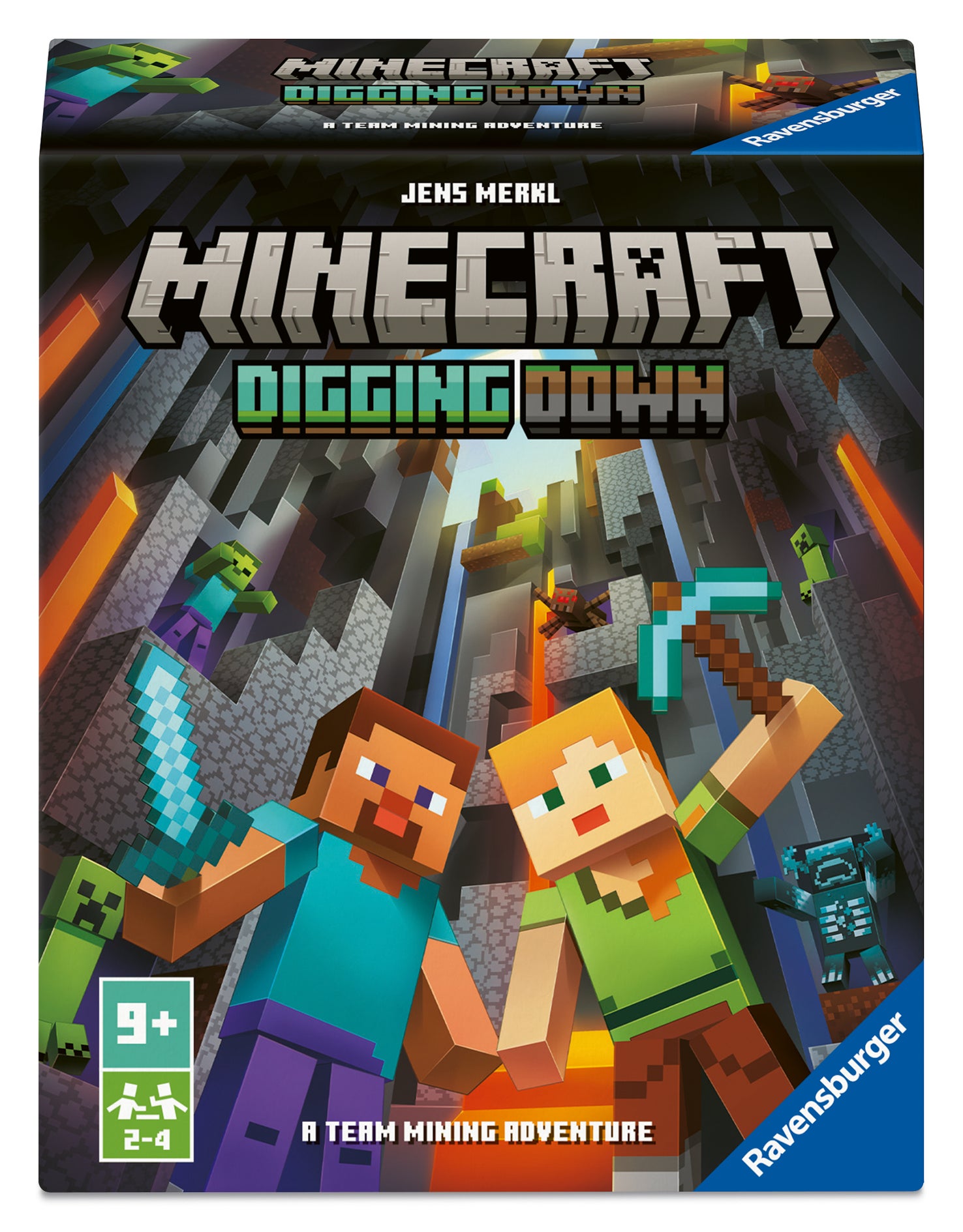 Spill Minecraft Digging Down