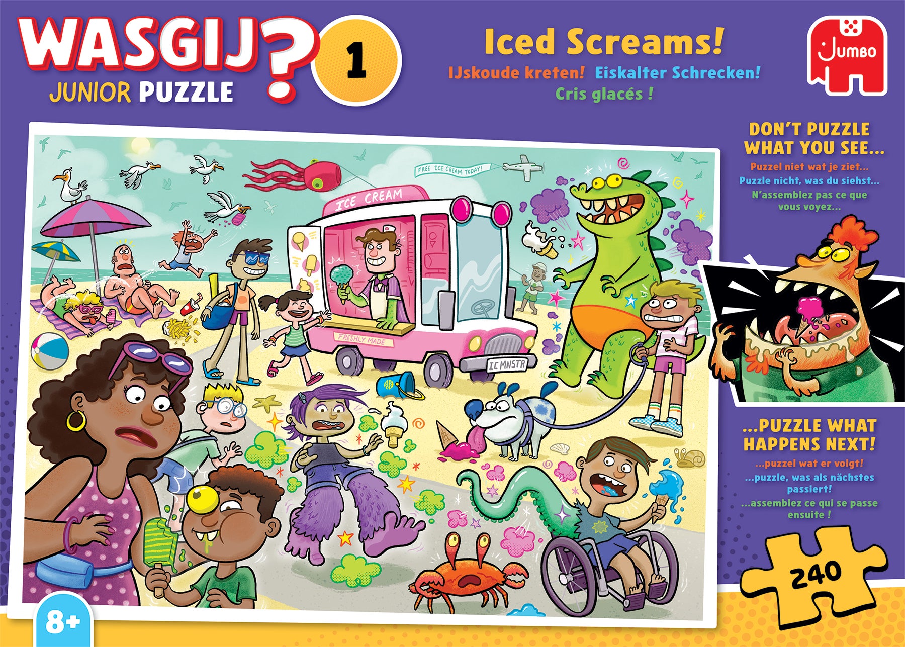 Puslespill 240 Waqsgij Junior Iced Screams