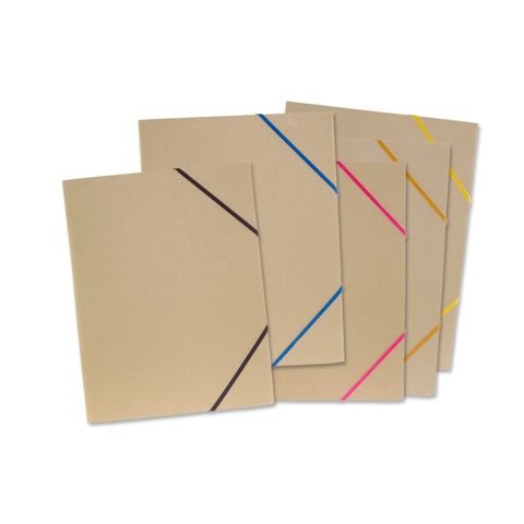 Strikkmappe Kartong A4 5pk ass. strikk