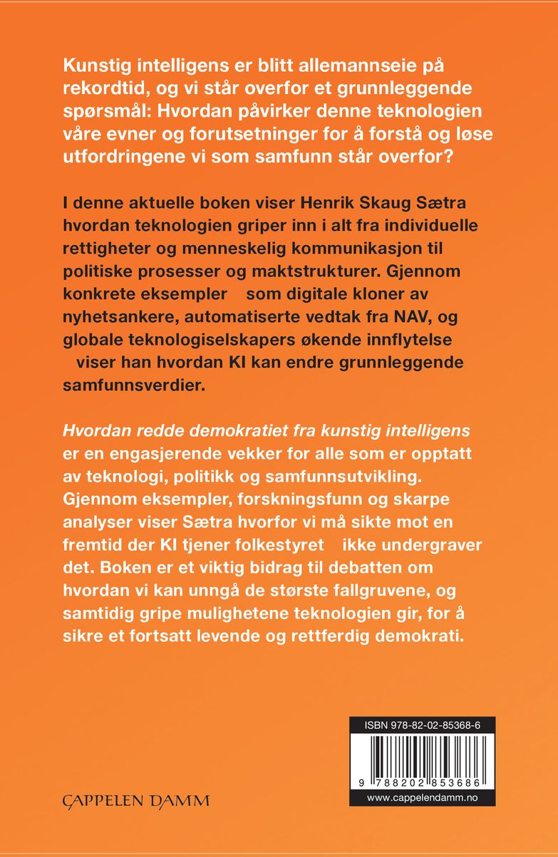 Hvordan redde demokratiet fra kunstig intelligens