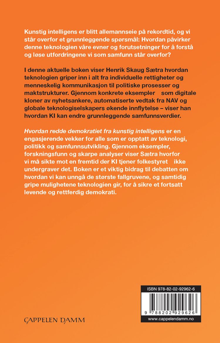 Hvordan redde demokratiet fra kunstig intelligens