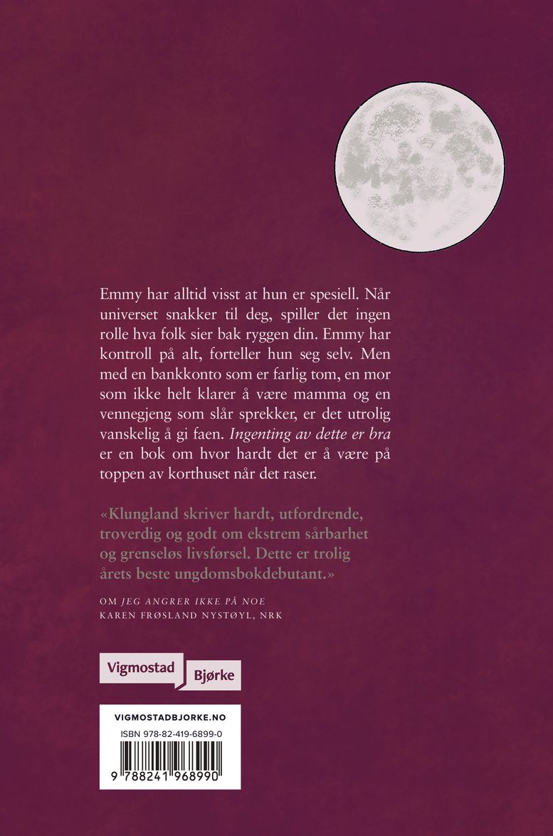 Ingenting av dette er bra