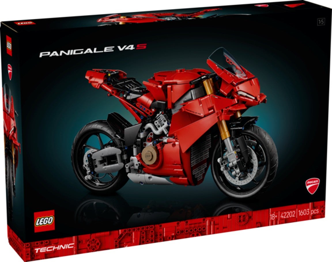 Lego Ducati Panigale V4 S motorsykkel 42202