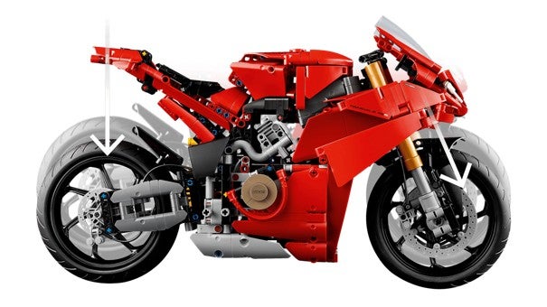 Lego Ducati Panigale V4 S motorsykkel 42202