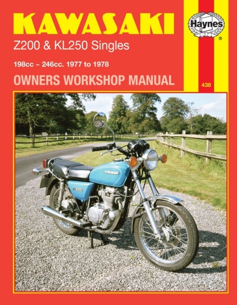 Kawasaki Z200 & KL250 Singles - 198cc 246cc 1977 to 1978