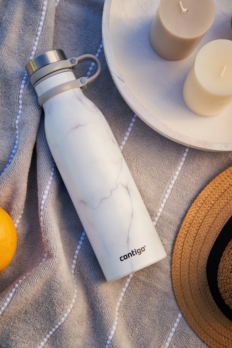 Drikkeflaske Contigo Couture Matterhorn White Marb