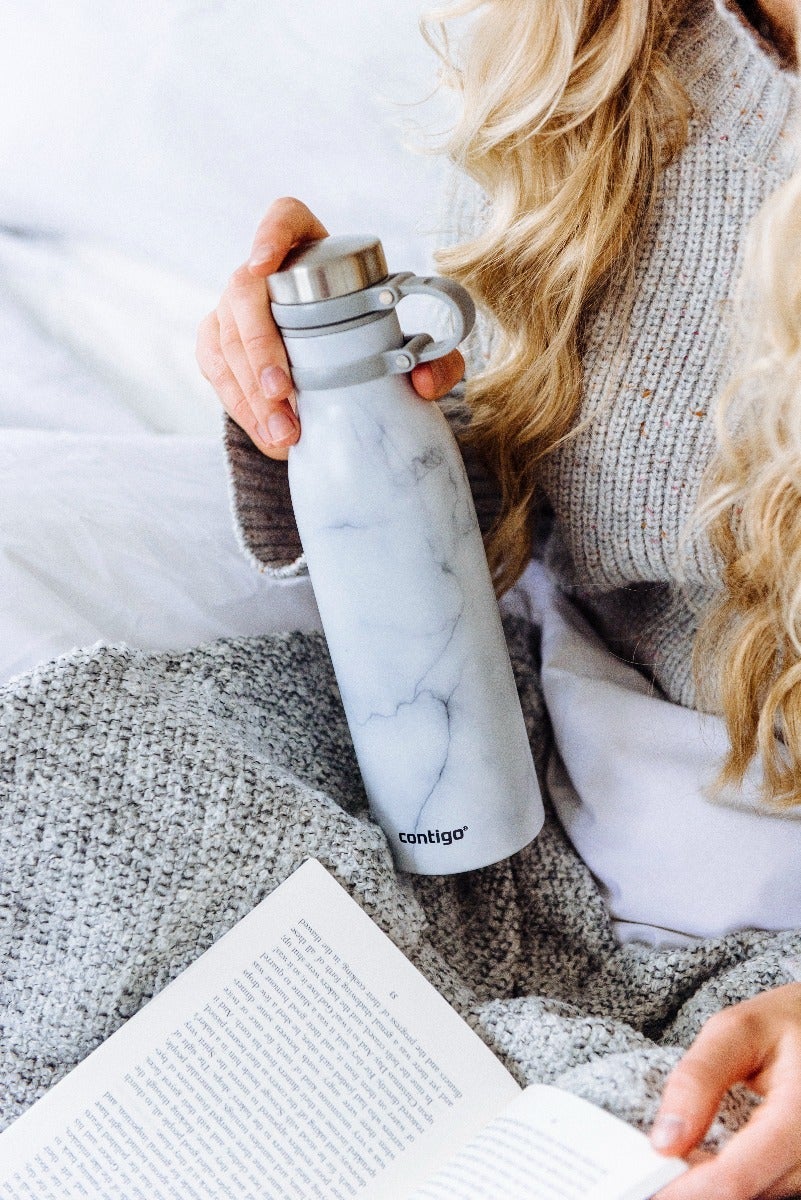 Drikkeflaske Contigo Couture Matterhorn White Marb