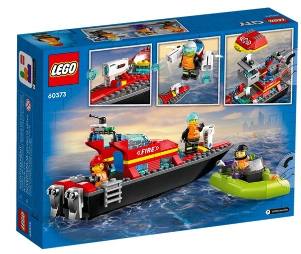 Lego Brannvesenets redningsbåt 60373