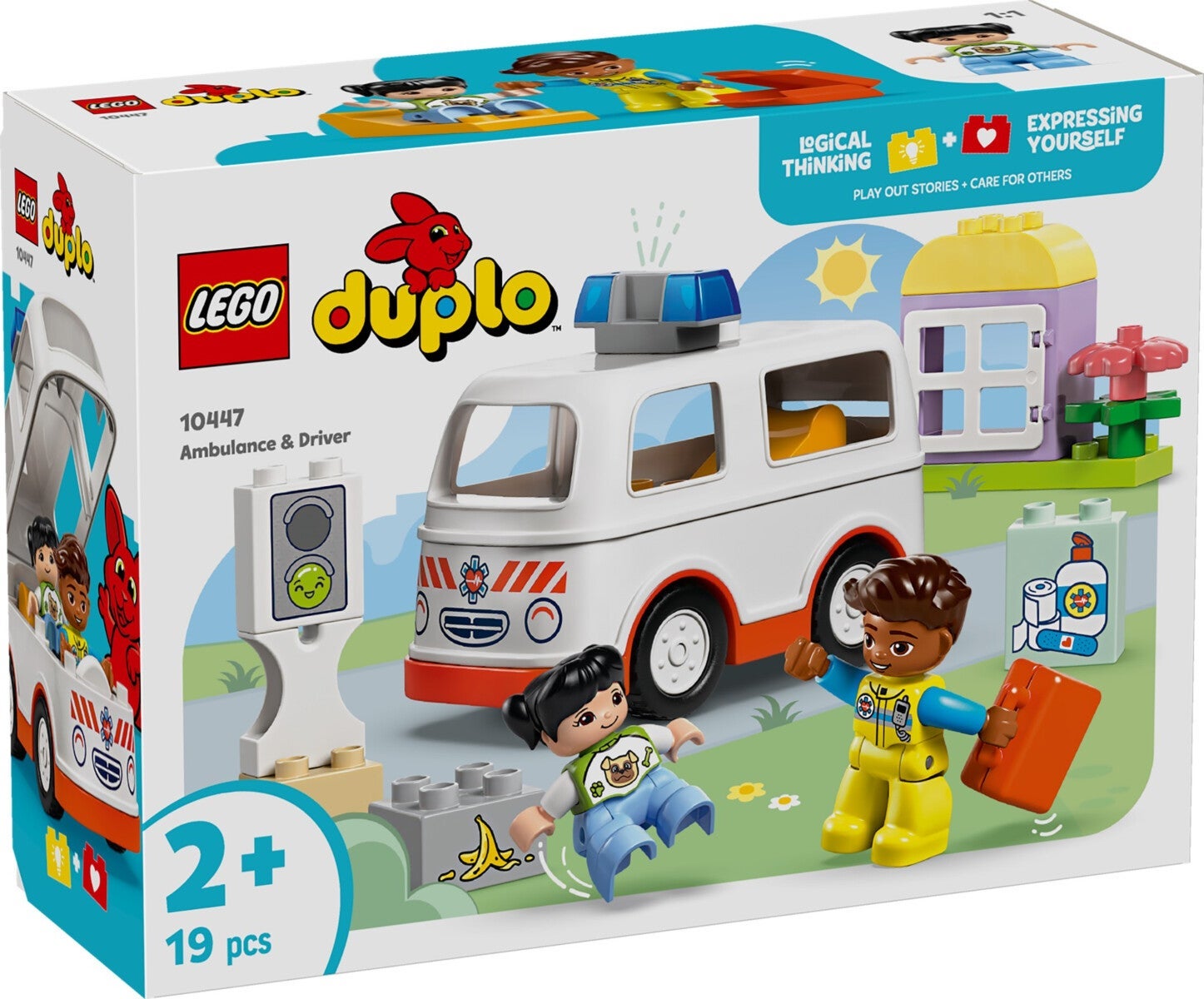 Lego Sykebil med sjåfør 10447