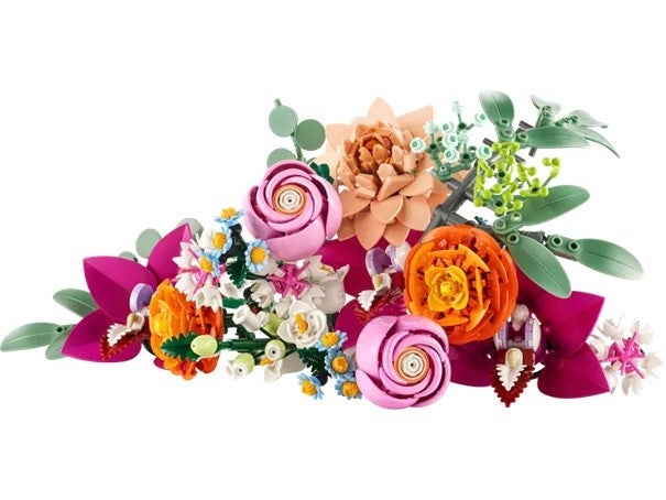 Lego Vakker bukett med rosa blomster 10342