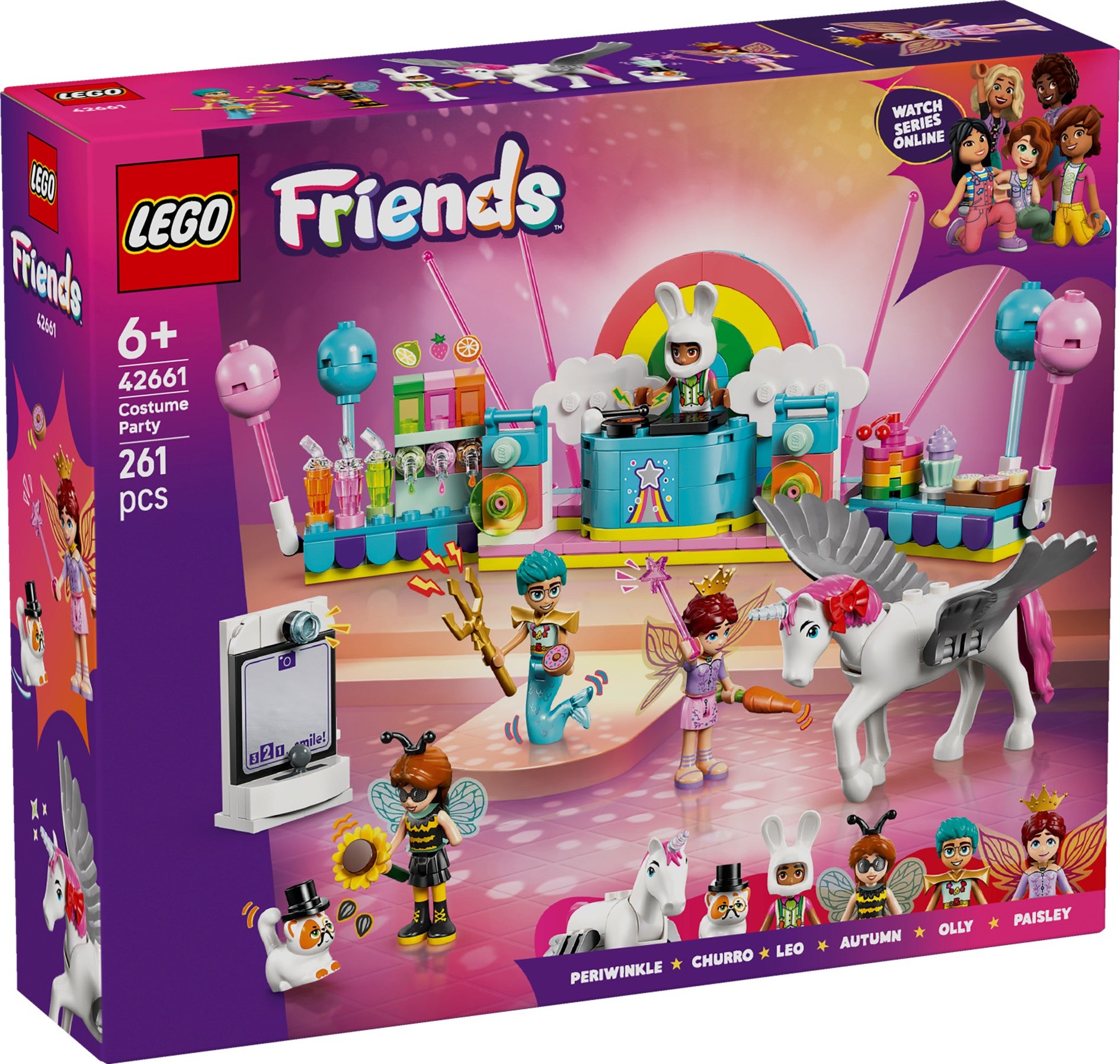 Lego Utkledningsfest med enhjørning og alv 42661