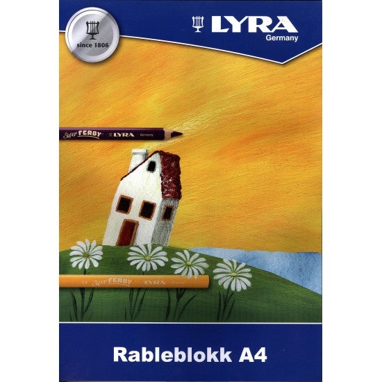Lyra Rableblokk A4 100g 50 Ark