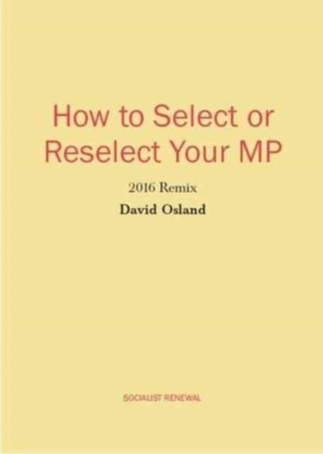 How to Select or Reselect Your MP - 2016 Remix