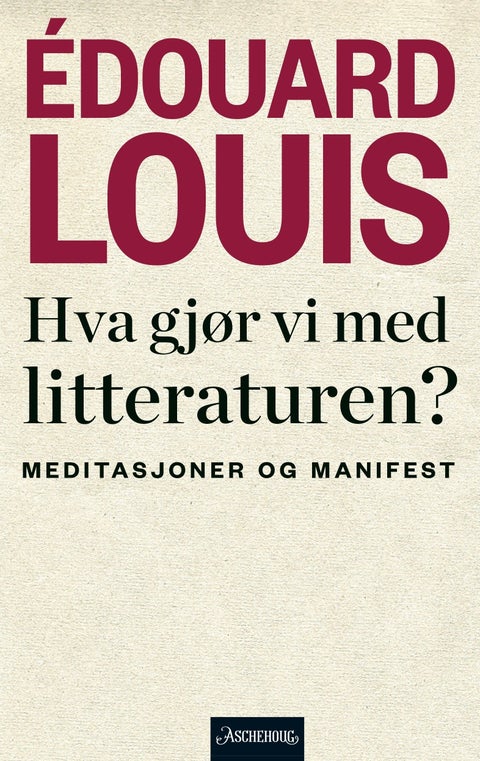Hva gjør vi med litteraturen?