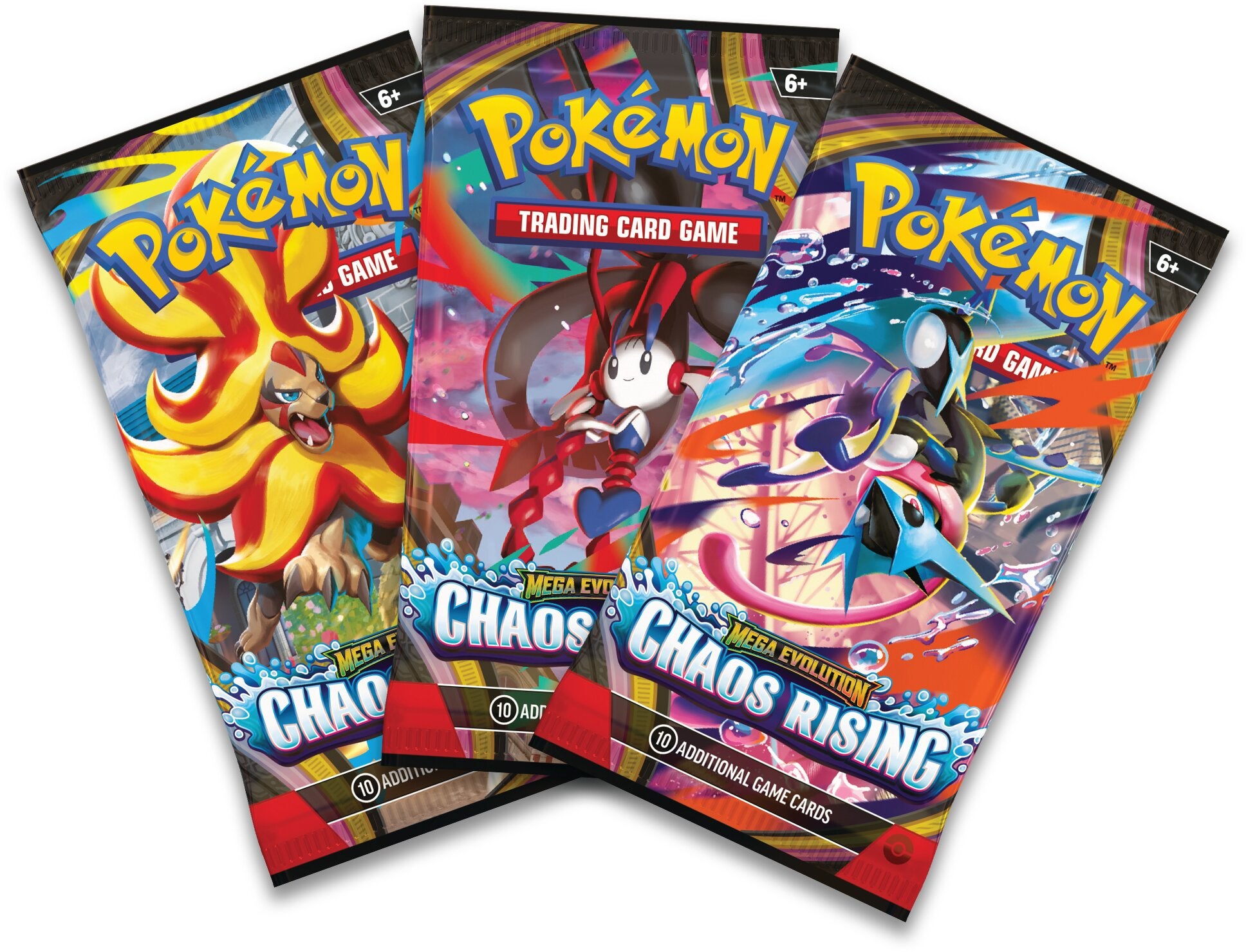 Pokemon Mega Evolution 4 Chaos Rising Blister 3pk