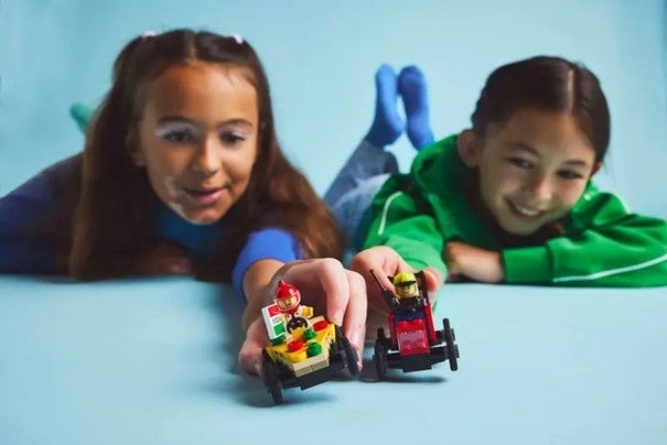 Lego Billøp mellom pizzabil og brannbil 60458