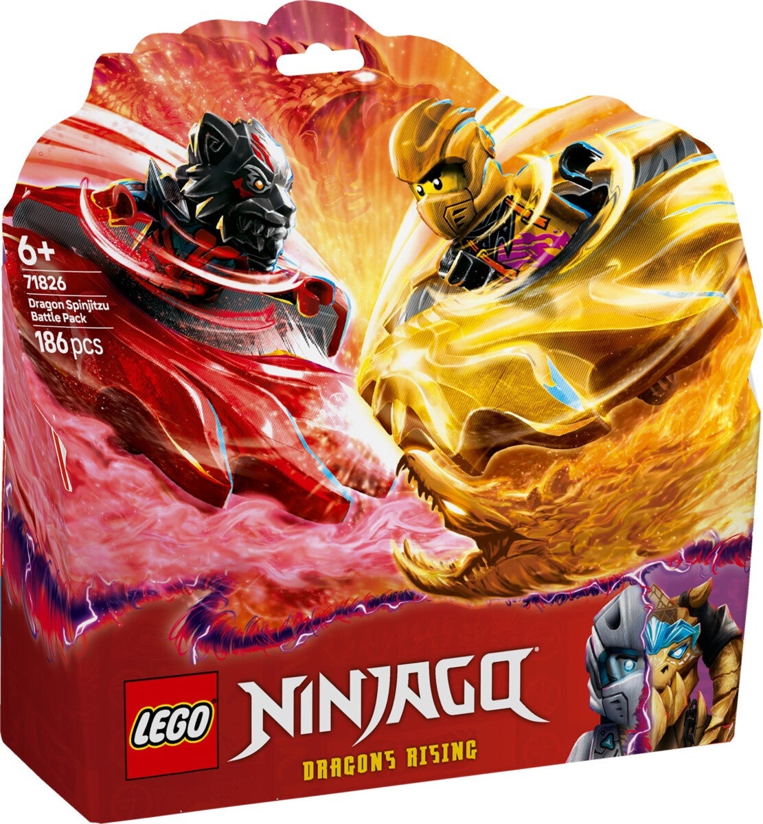 Lego Stridspakke med Spinjitzu-dragespinnere 71826