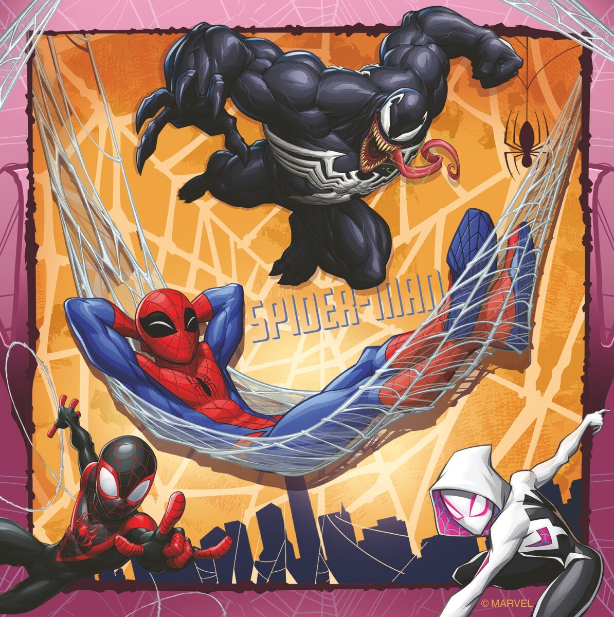 Puslespill 3x49 Spider Man Ravensburger