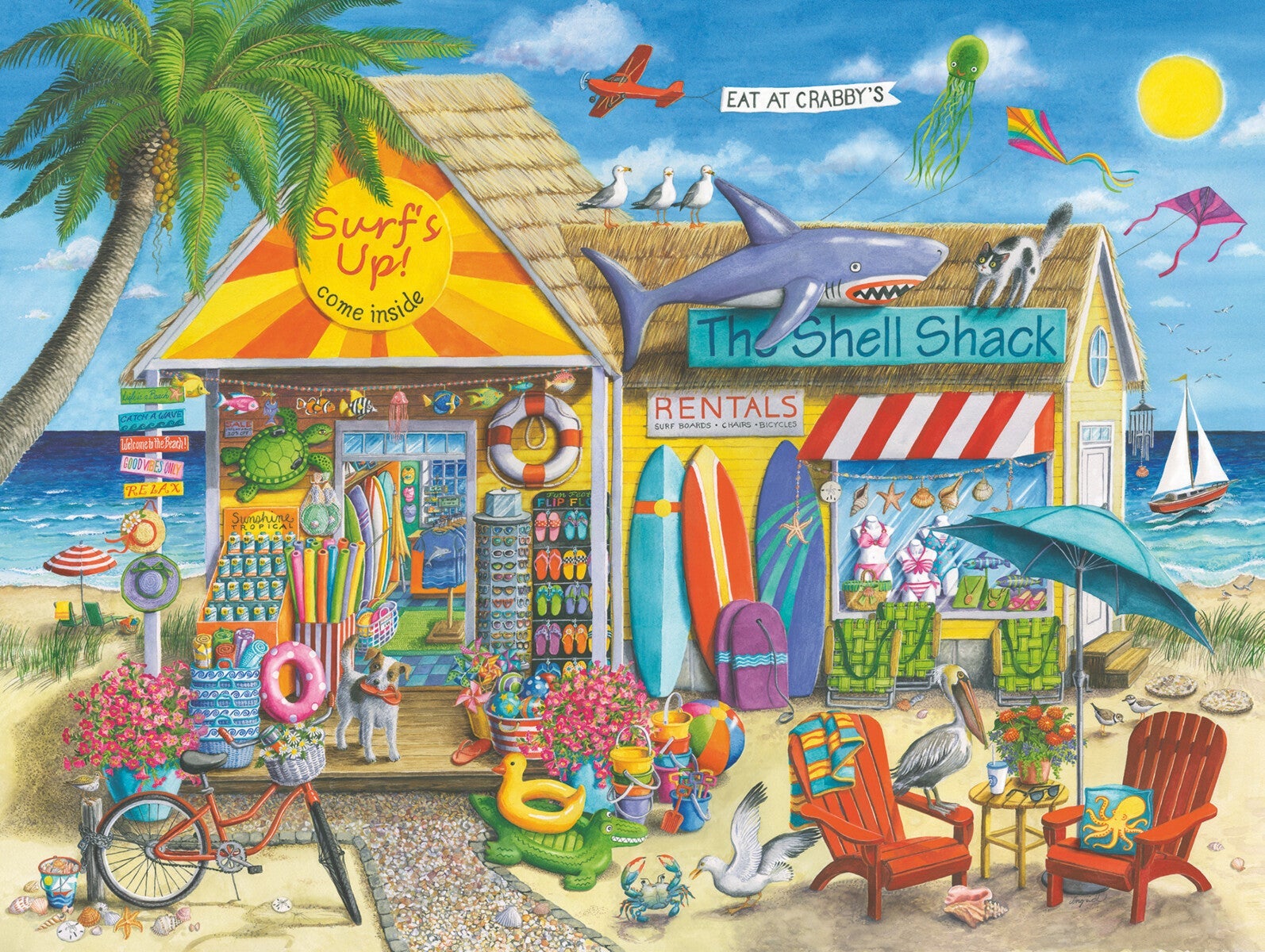 Puslespill 1500 Surfs Up Ravensburger