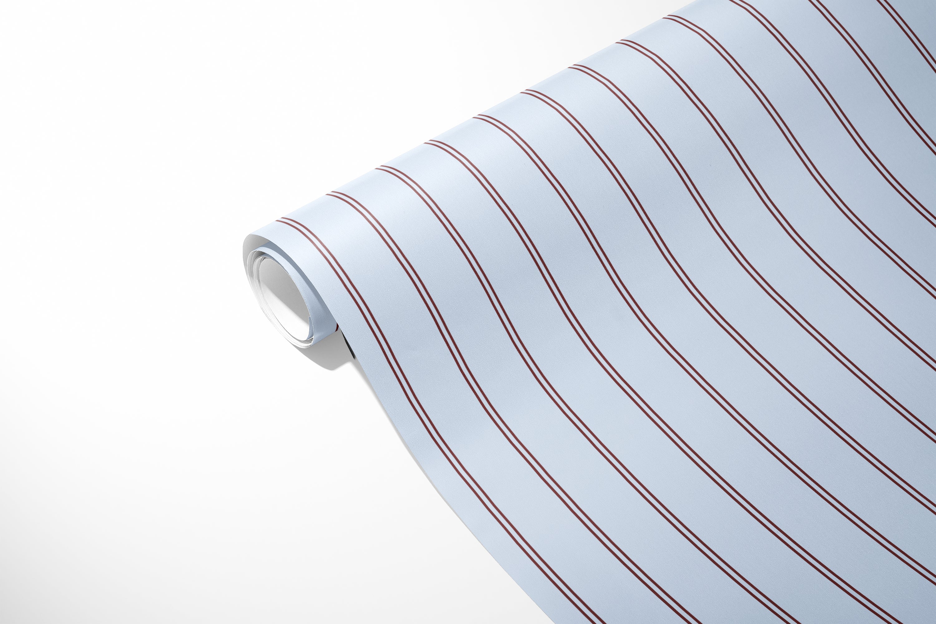 Gavepapir 5m Scandi Icons Thin Stripe