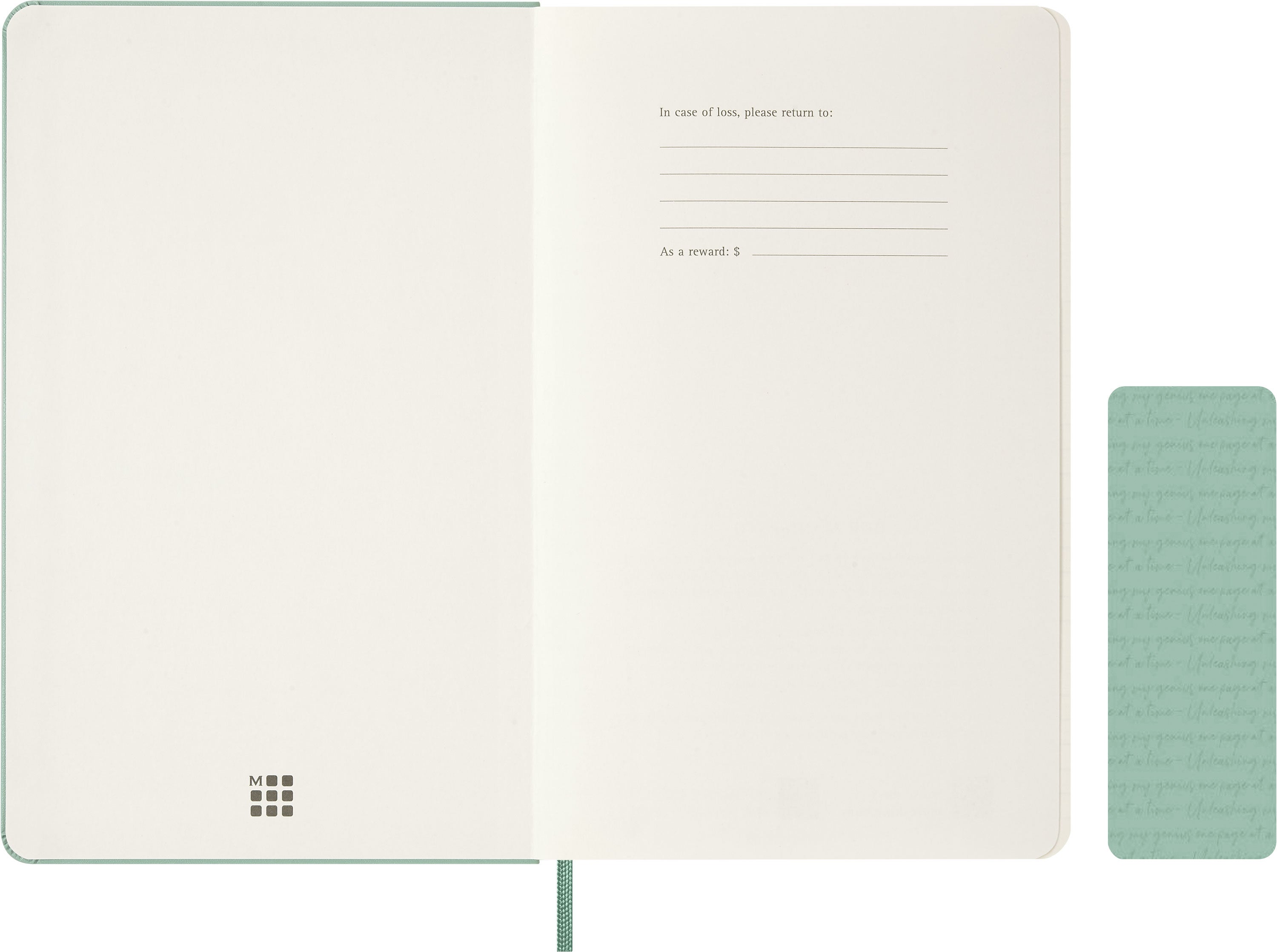 Moleskine 2027 Hard L Uke Notat Salvie Grønn