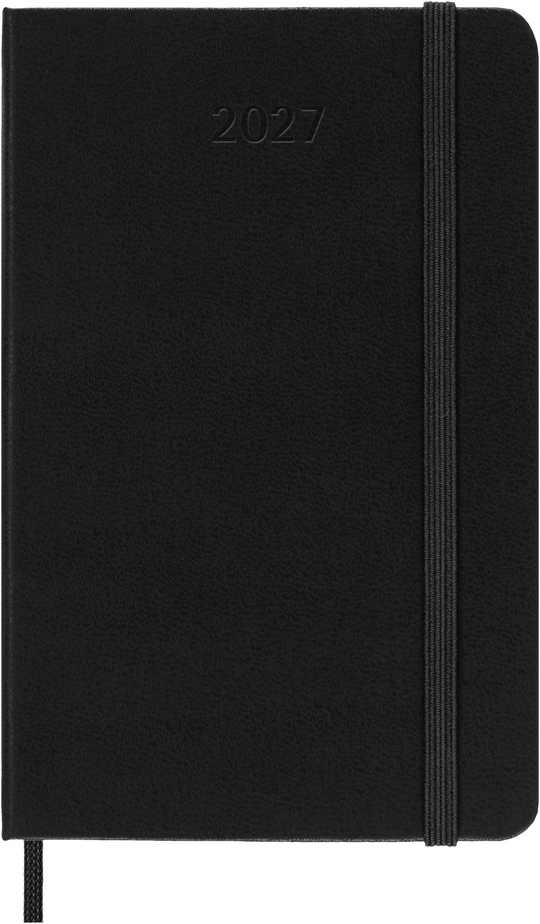 Moleskine 2027 Hard P Dag Sort